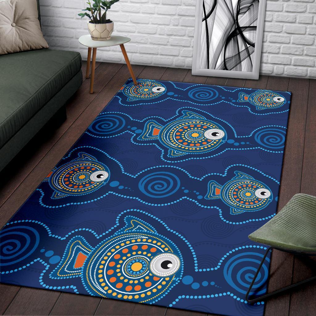 aboriginal-area-rug-indigenous-turtle-patterns