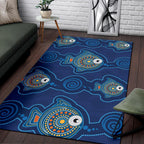 aboriginal-area-rug-indigenous-turtle-patterns