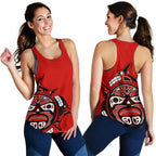 Canada Haida Women Racerback Tank Top - Vibe Hoodie