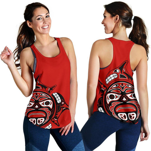 Canada Haida Women Racerback Tank Top - Vibe Hoodie