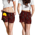 Aboriginal Women's Shorts - The Sun Always Shines - Vibe Hoodie