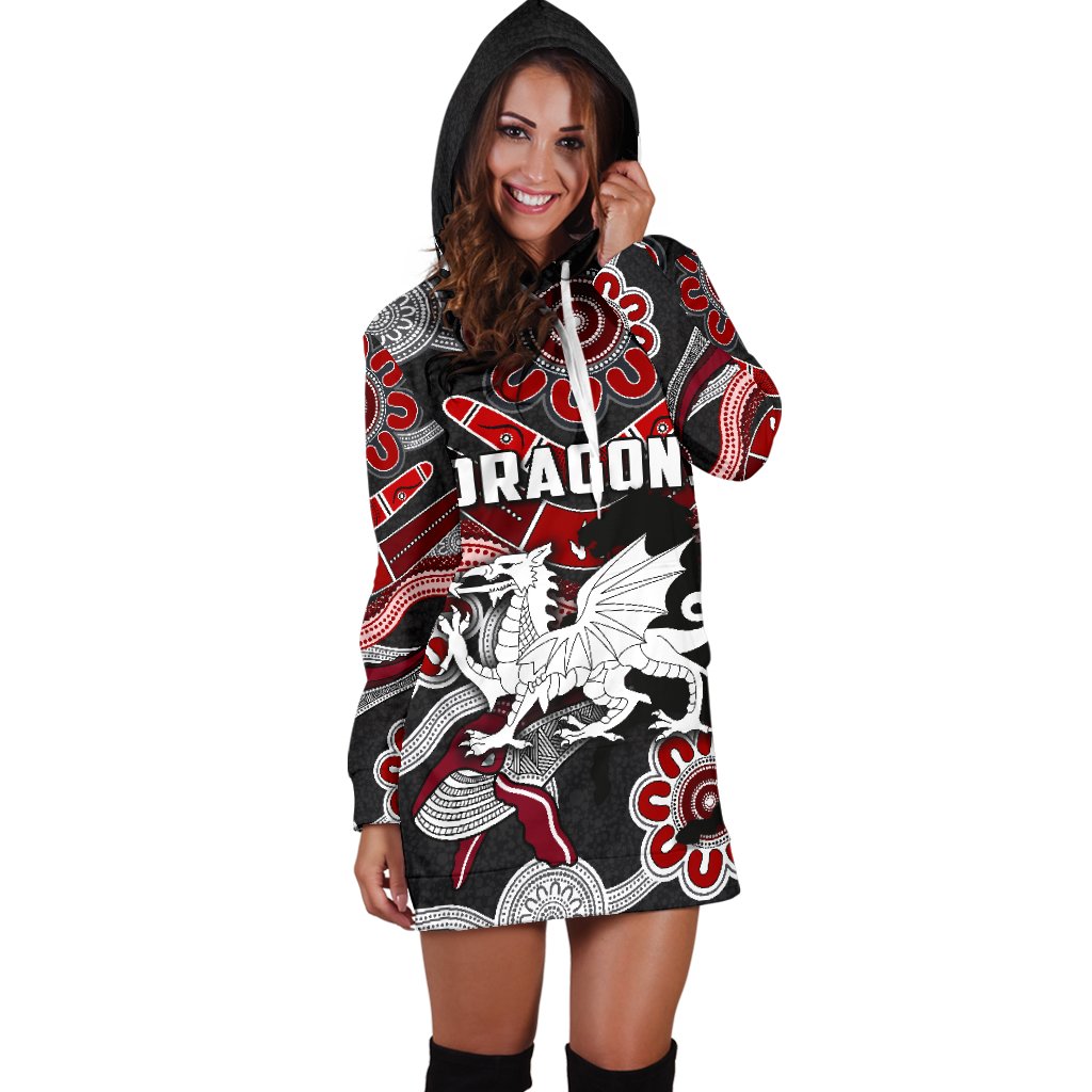 dragons-women-hoodie-dress-st-george-indigenous-black