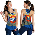 Parramatta Eels Anzac Women Racerback Tank Ethnic Style - Vibe Hoodie