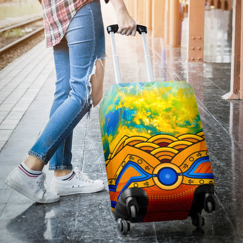 aboriginal-luggage-covers-australia-kangaroo-sky
