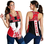 Saints Enthusiasm Women Racerback Tank St Kilda Indigenous - Vibe Hoodie