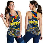 Cowboys Women Racerback Tank Unique Indigenous - Vibe Hoodie