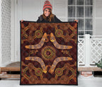 aboriginal-premium-quilt-kangaroo-boomerang-and-snake-dot-painting