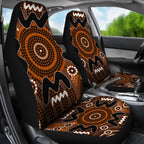 aboriginal-car-seat-cover-boomerang-dot-painting-circle-patterns-flowers