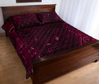 new-zealand-quilt-bed-set-maori-gods-quilt-and-pillow-cover-tumatauenga-god-of-war-pink