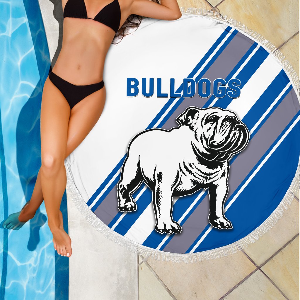 canterbury-bankstown-bulldogs-beach-blanket-simple-style