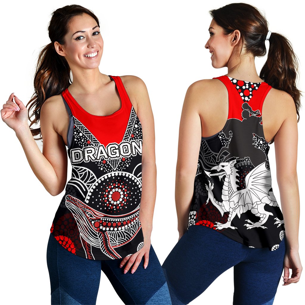 St. George Illawarra Dragons Women Racerback Tank Aboriginal