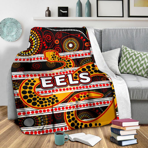 parramatta-eels-premium-blanket-tribal-style-black