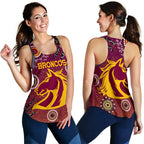 Brisbane Broncos Women Racerback Tank Indigenous Country Style - Vibe Hoodie