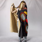 aboriginal-hooded-blanket-boomerang-art-circle-dot-painting