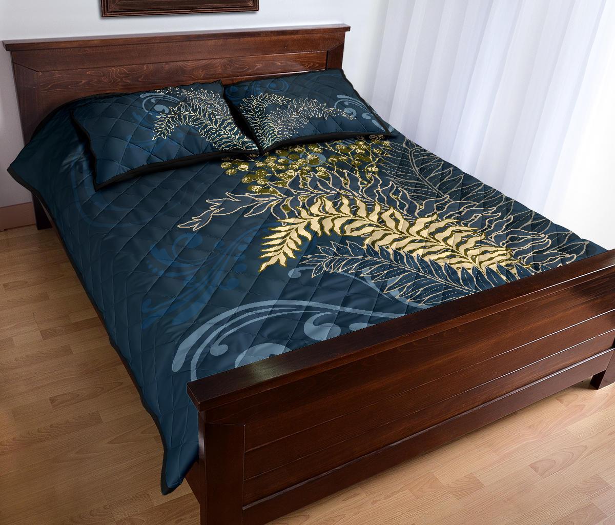 new-zealand-silver-fern-quilt-bed-set-navy