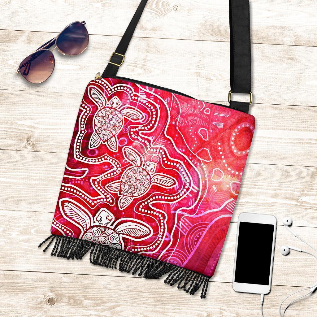 aboriginal-boho-handbag-sea-turtle-with-indigenous-patterns-pink