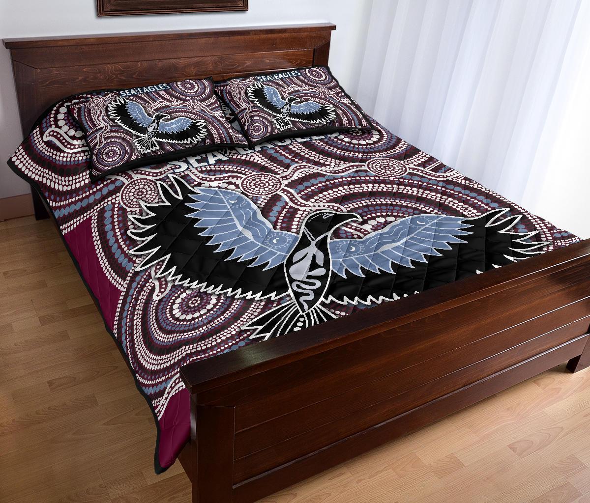 warringah-quilt-bed-set-sea-eagles-indigenous