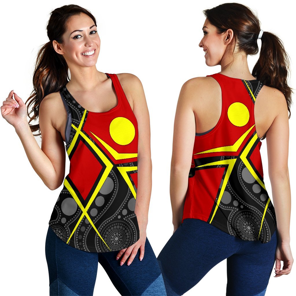 Aboriginal Women's Racerback Tank - Indigenous Legend - Vibe Hoodie