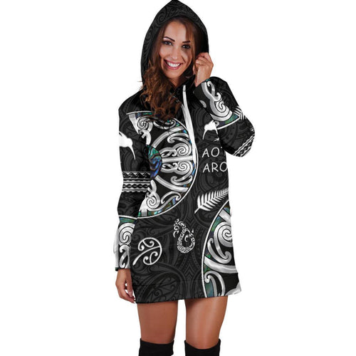 new-zealand-aotearoa-women-hoodie-dress-maori-mangopare-paua-shell
