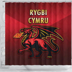 wales-rugby-shower-curtain-simple-style