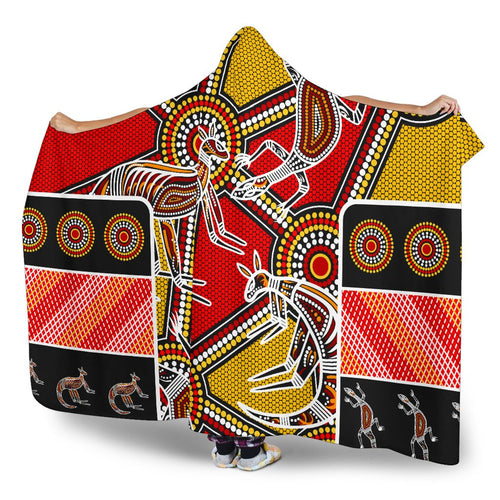 aboriginal-hooded-blanket-kangaroo-dot-painting-patterns