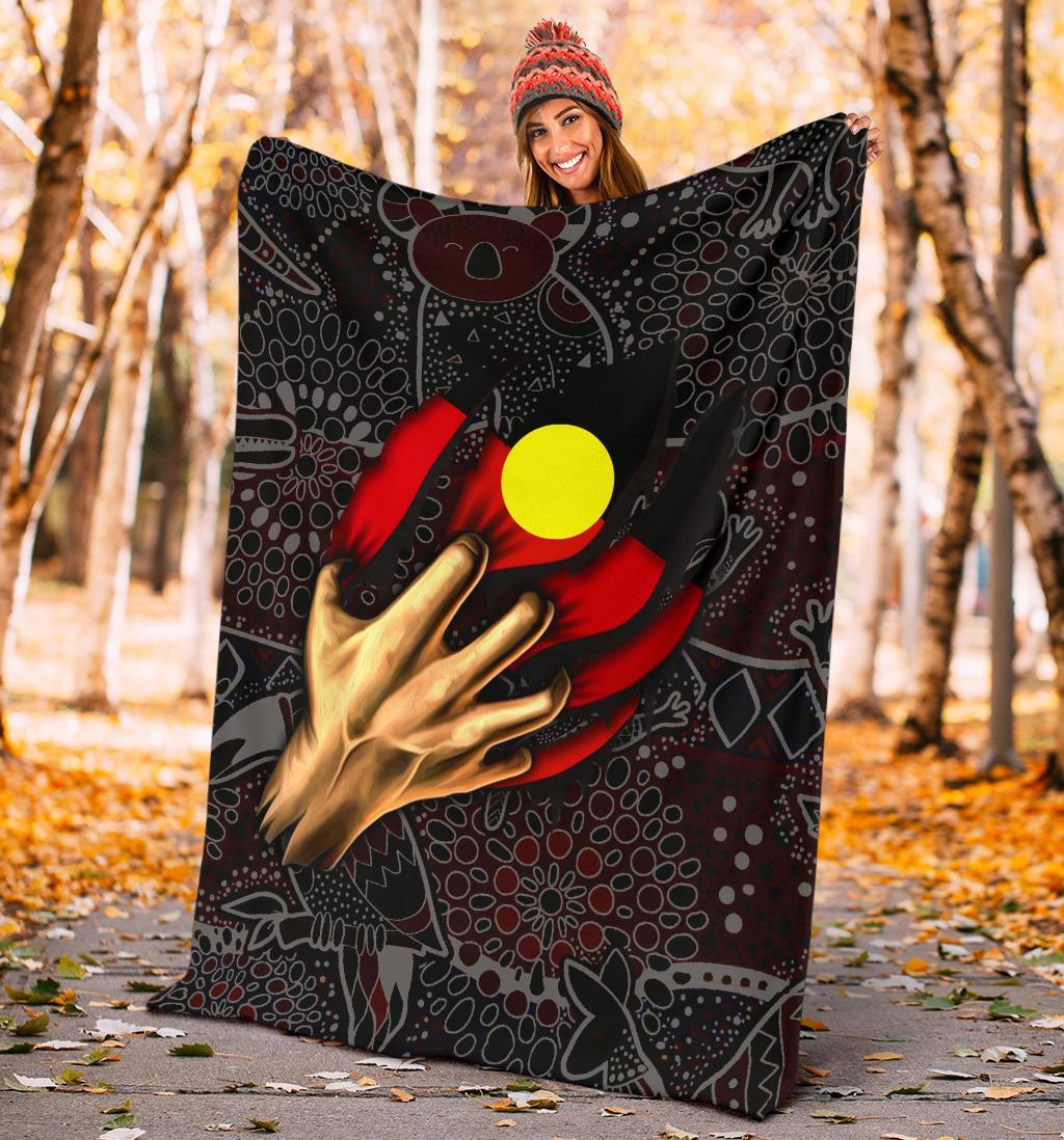aboriginal-premium-blanket-aboriginal-blood-in-me