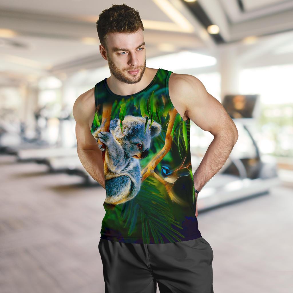 mens-tank-top-3d-koala-mens-tank-koala-aussie-greeting
