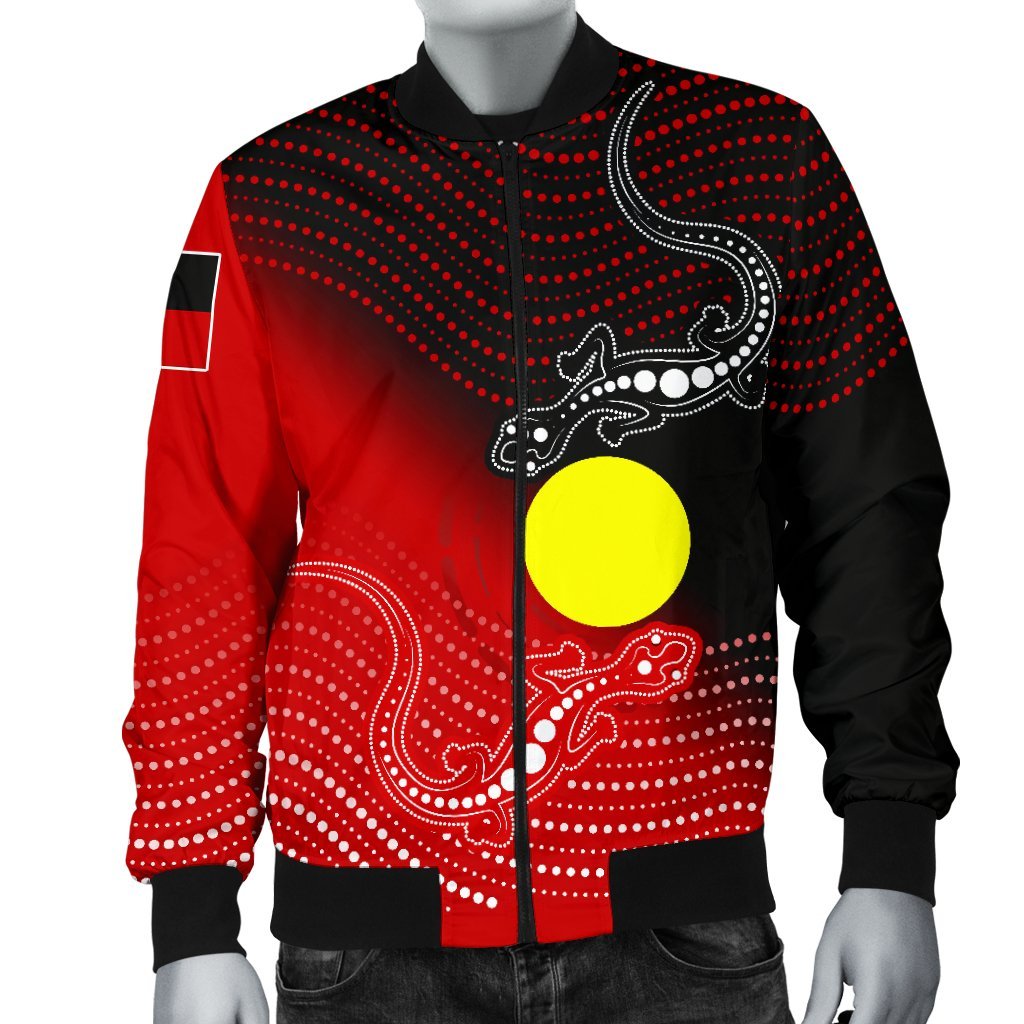 aboriginal-mens-bomber-jacket-two-indigenous-lizard