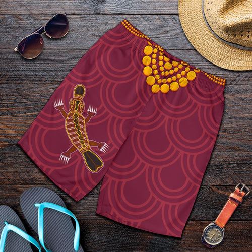 aboriginal-all-over-print-mens-shorts-aboriginal-platypus