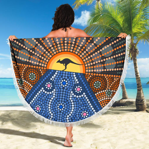 beach-blanket-kangaroo-blanket-aboriginal-dot-painting-59-x-59-inches