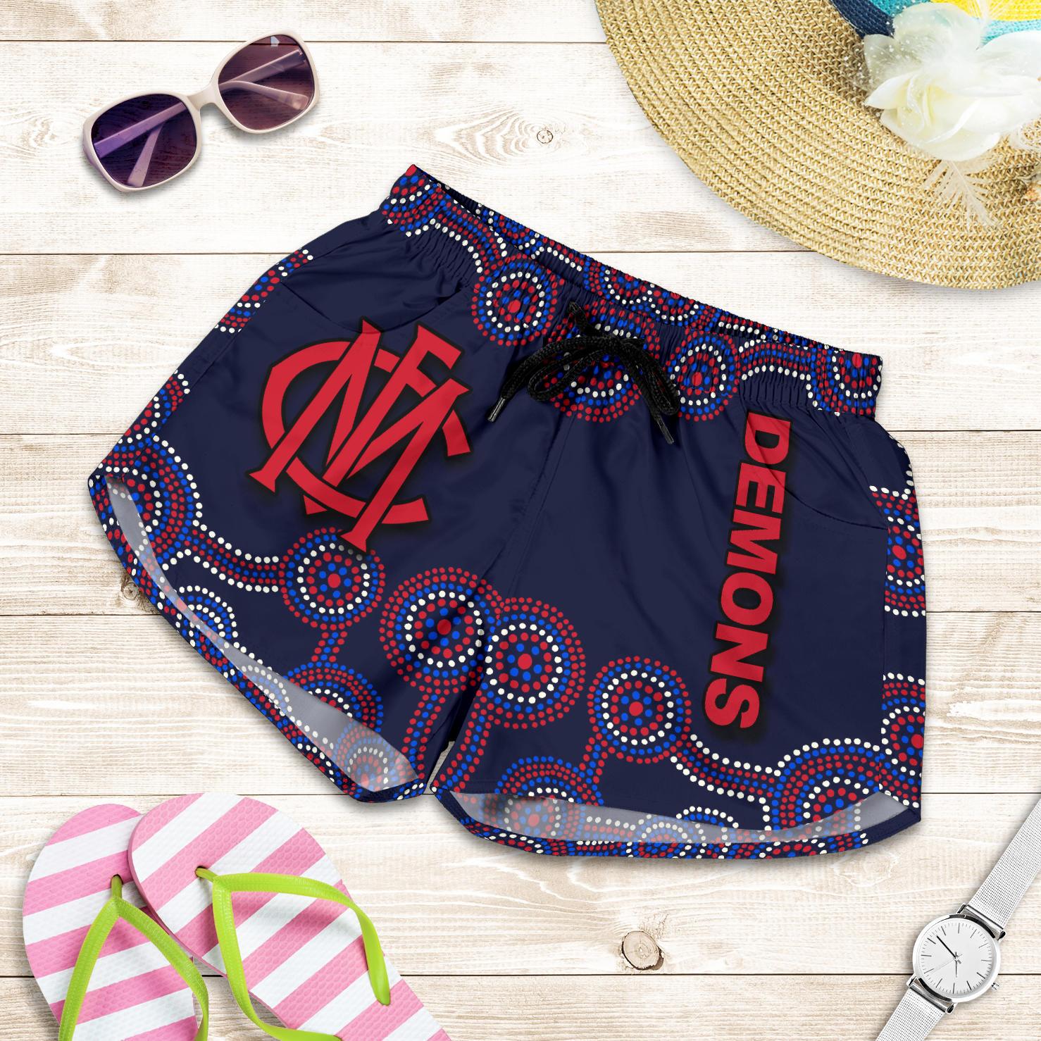 Demons All Over Print Women's Shorts - Vibe Hoodie
