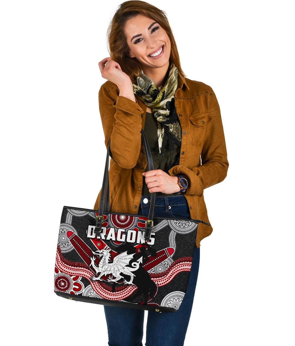 dragons-large-leather-tote-bag-st-george-indigenous-black