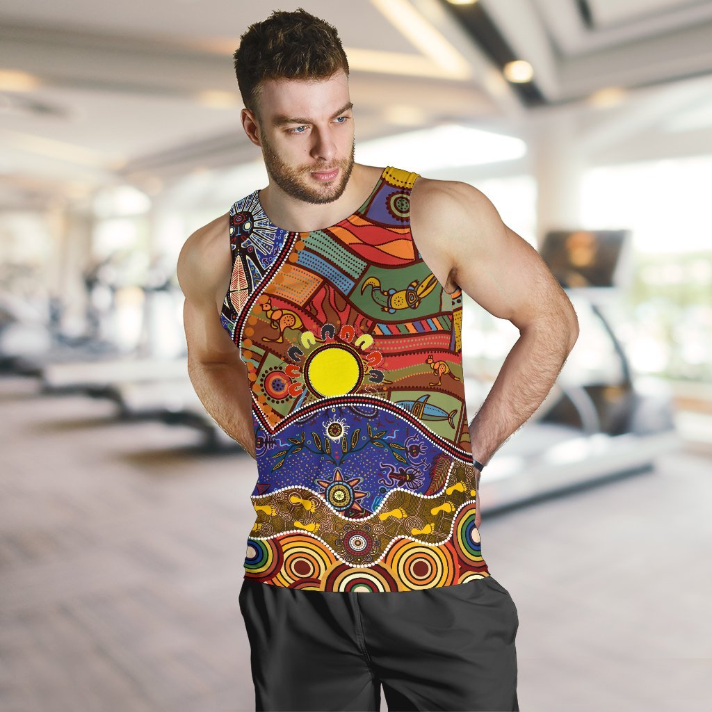 mens-tank-top-shaman-people-and-animals