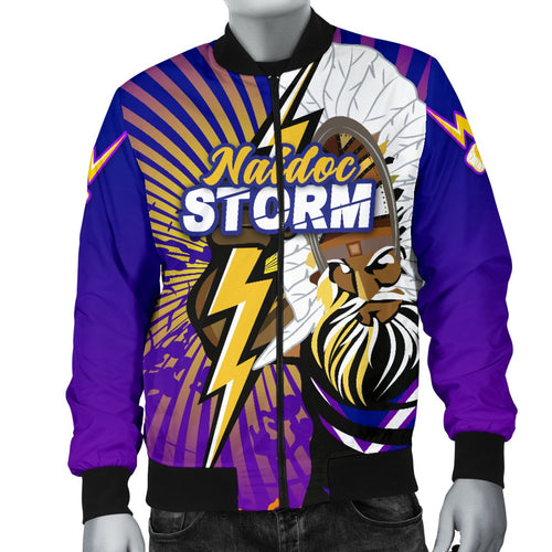 custom-personalised-storm-naidoc-week-mens-bomber-jacket-indigenous-style