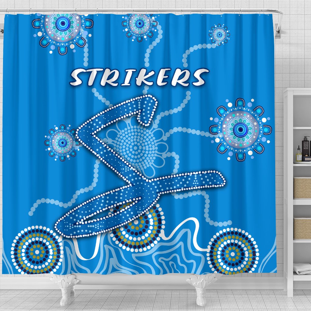 strikers-shower-curtain-indigenous-blue-energy