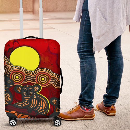 aboriginal-luggage-cover-australian-indigenous-koala