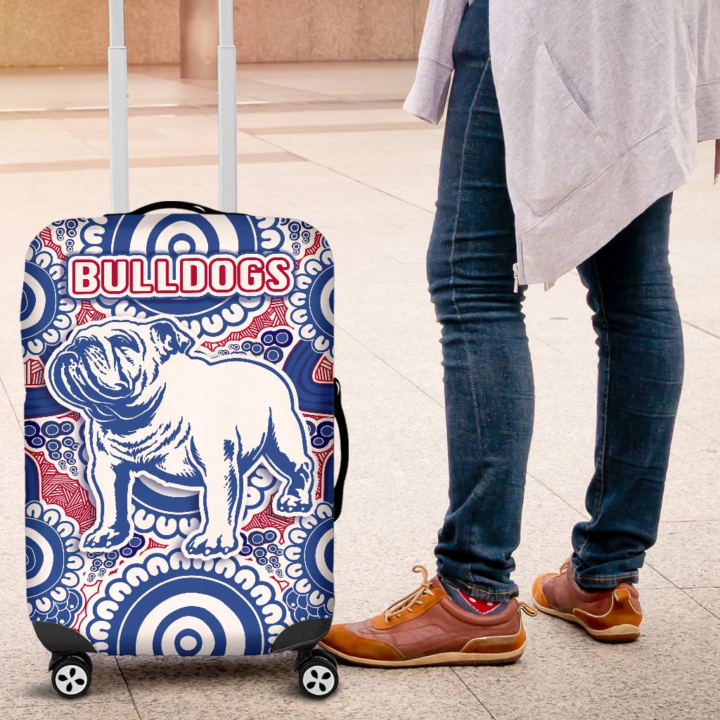western-luggage-covers-bulldogs-simple-indigenous