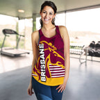 Brisbane Broncos Women's Racerback Tank - Vibe Hoodie