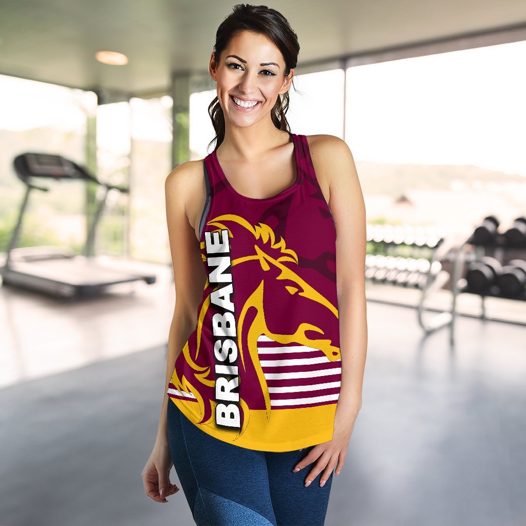 Brisbane Broncos Women's Racerback Tank - Vibe Hoodie
