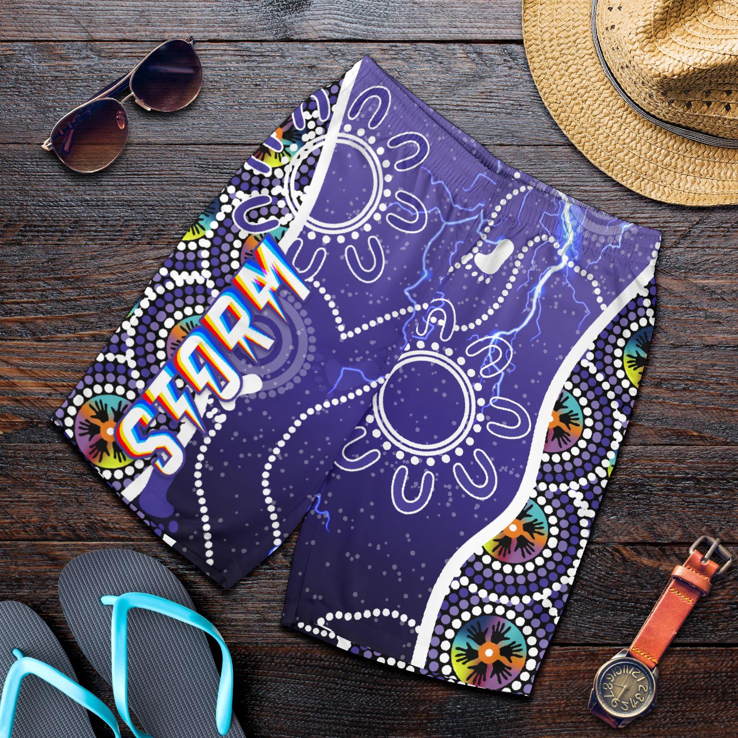 melbourne-storm-men-shorts-unique-indigenous