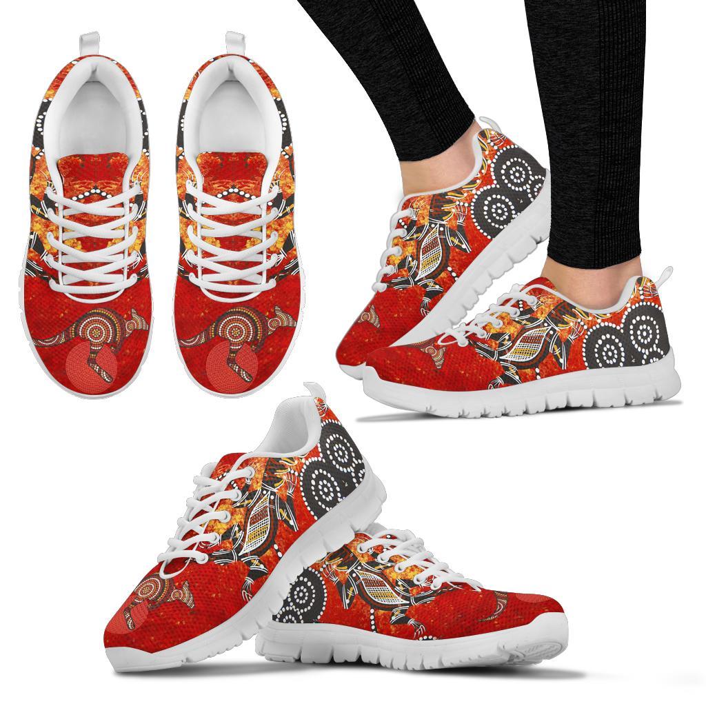 aboriginal-sneakers-crocodile-and-kangaroo-patterns-aboriginal-dot-shoes
