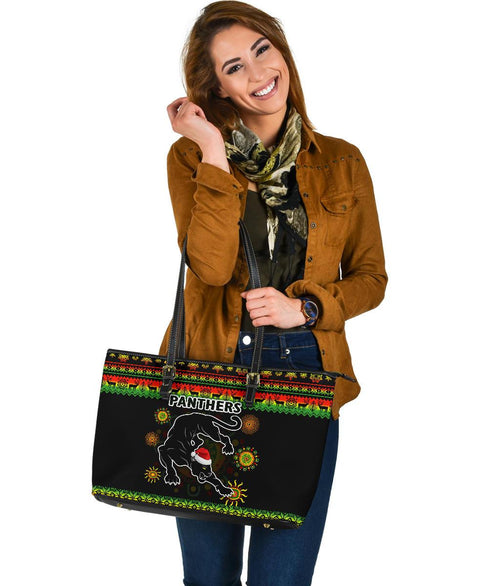 penrith-panthers-christmas-large-leather-tote-indigenous
