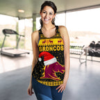 Brisbane Women Racerback Tank Broncos Christmas Unique Vibes - Black - Vibe Hoodie