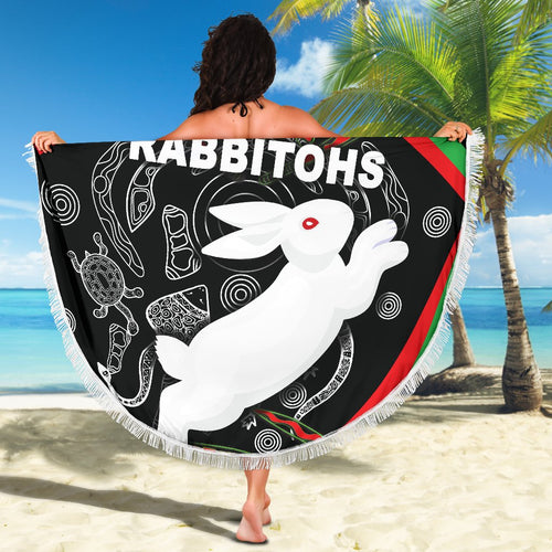 rabbitohs-beach-blanket-indigenous-mystery-vibes