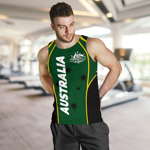 mens-tank-top-australian-coat-of-arms-green-mens-tank-men