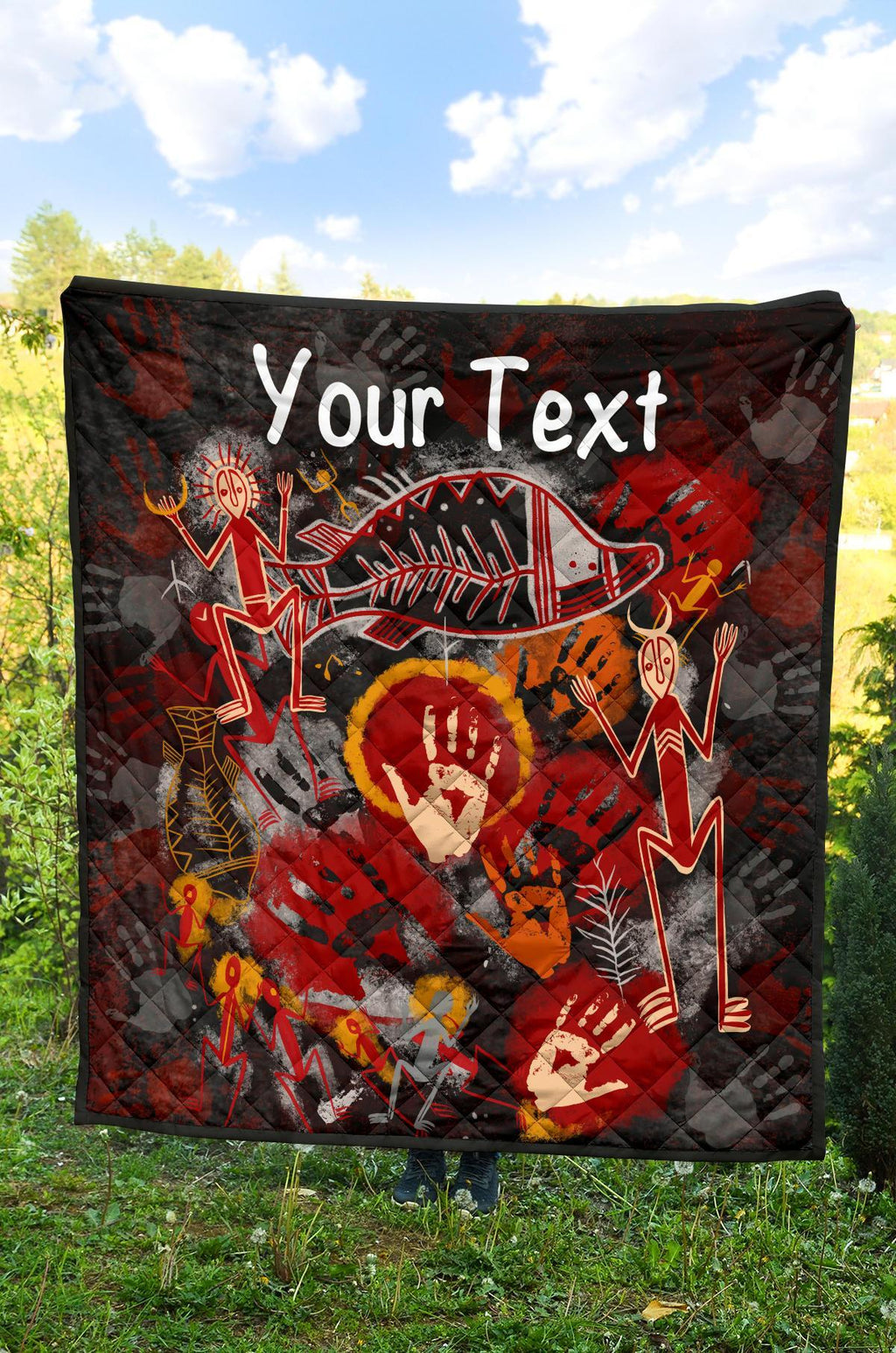 custom-aboriginal-premium-quilt-indigenous-fish-hand-art