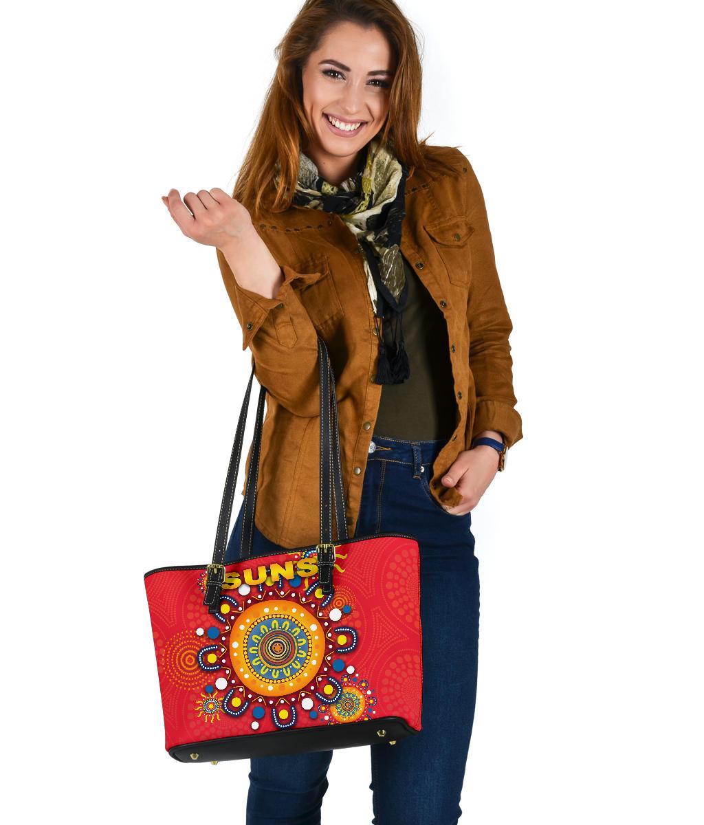 gold-coast-small-leather-tote-suns-indigenous
