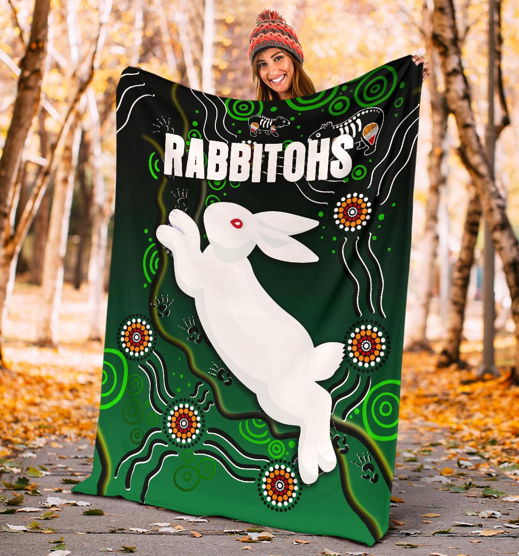 rabbitohs-premium-blanket-simple-indigenous