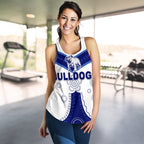 Canterbury-Bankstown Bulldogs Women's Racerback Tank Simple Indigenous - Vibe Hoodie