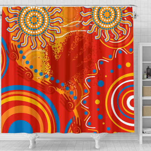 shower-curtain-sun-indigenous